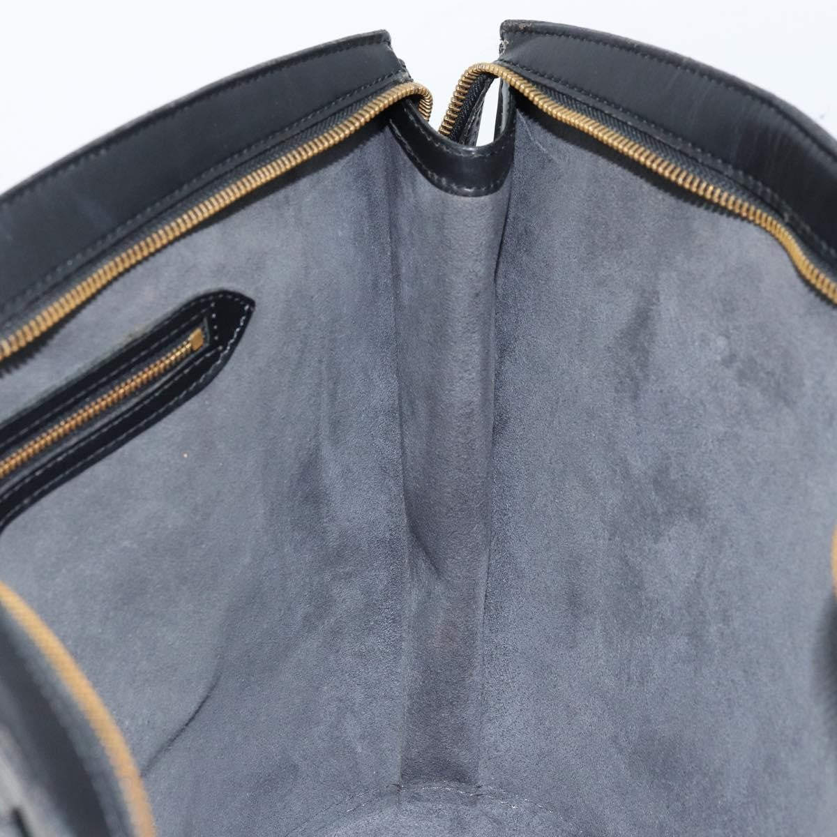 Louis Vuitton Saint Jacques Handbag Epi Leather Black Leather Shoulder Bag
