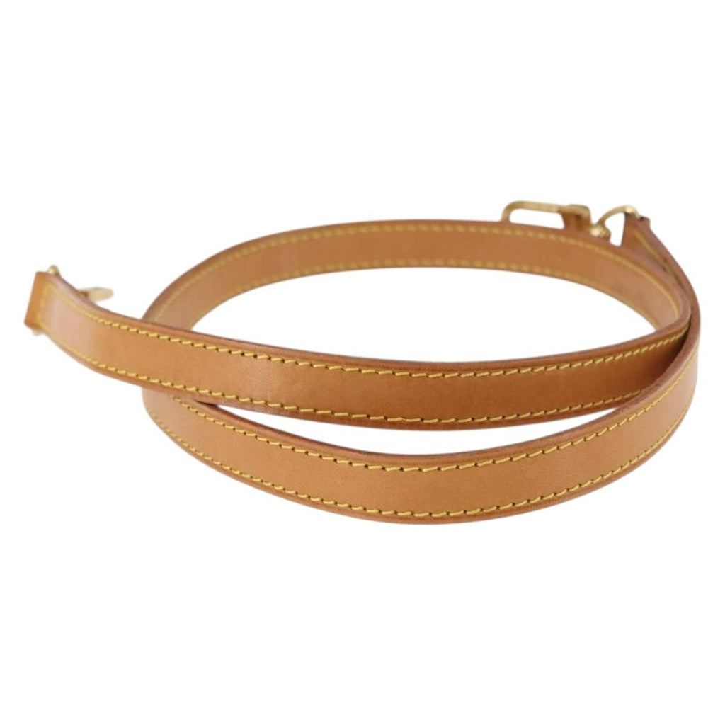 Louis Vuitton Bandouliere Leather Beige Leather Straps Accessory
