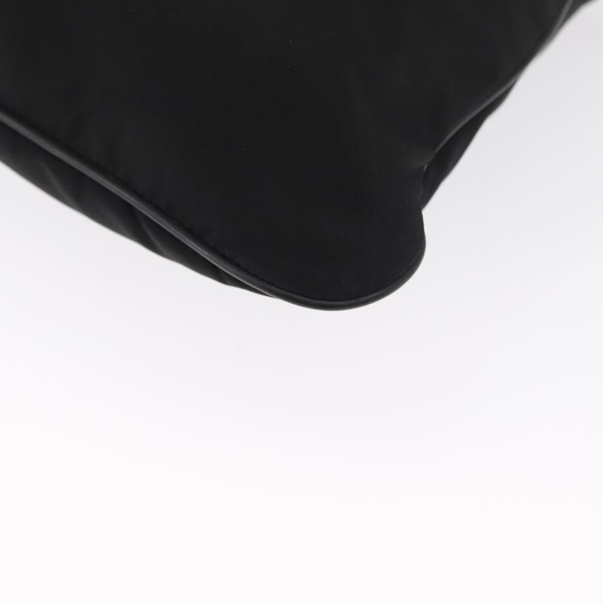 Prada Front Pocket Messenger Bag Tessuto Black Nylon Shoulder Bag Bag