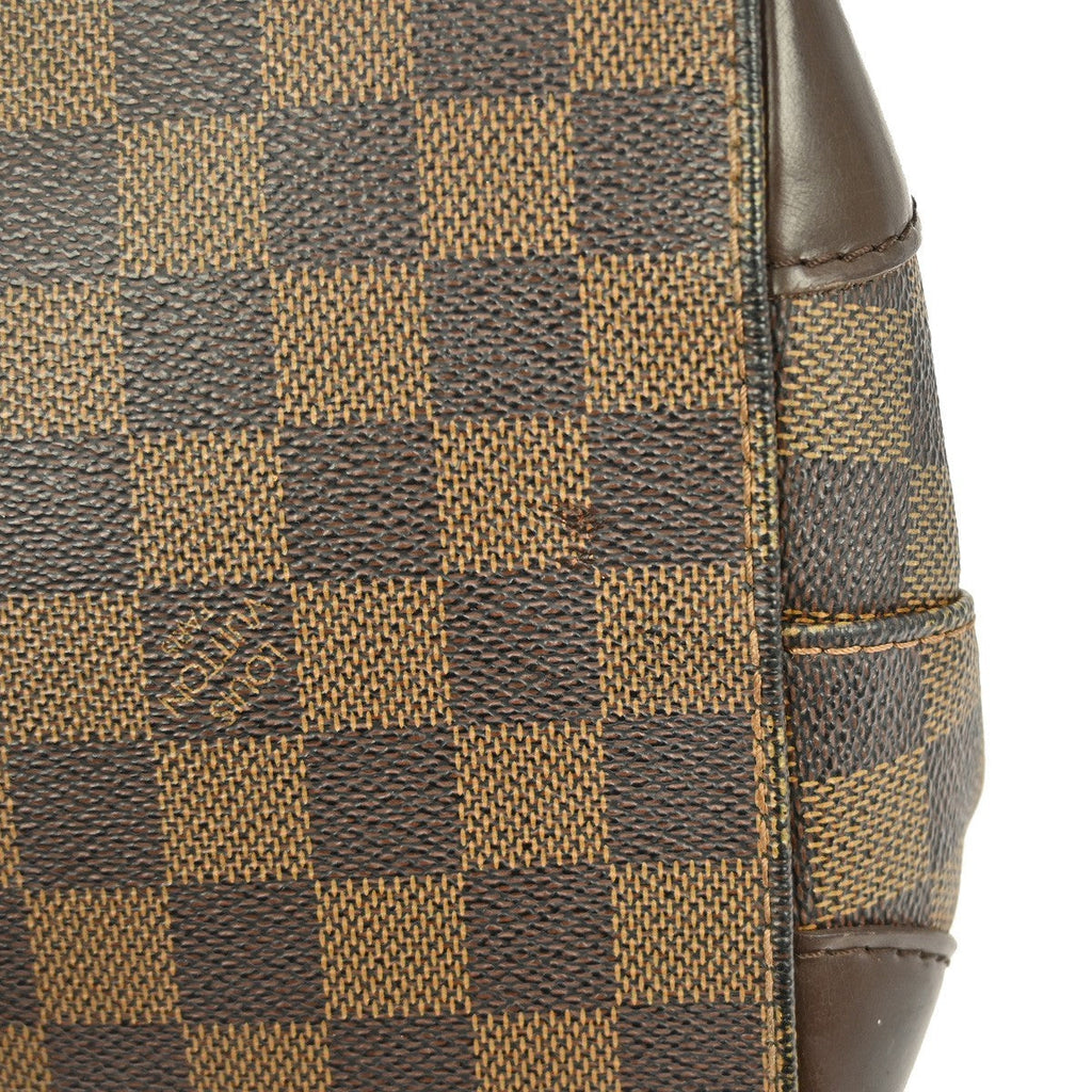 Louis Vuitton Hampstead Handbag Damier Brown Canvas Tote Bag