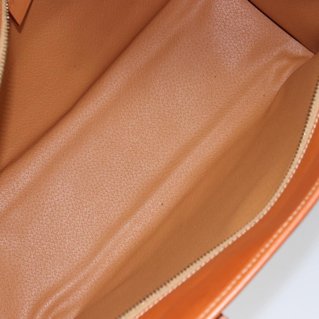 Celine Vintage Macadam Tote Bag Canvas And Leather Brown Canvas Tote Bag Bag