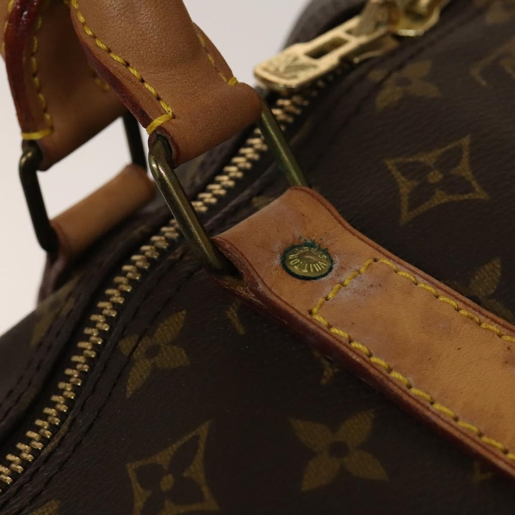 Louis Vuitton Keepall Bag Monogram Canvas Brown Canvas Bag