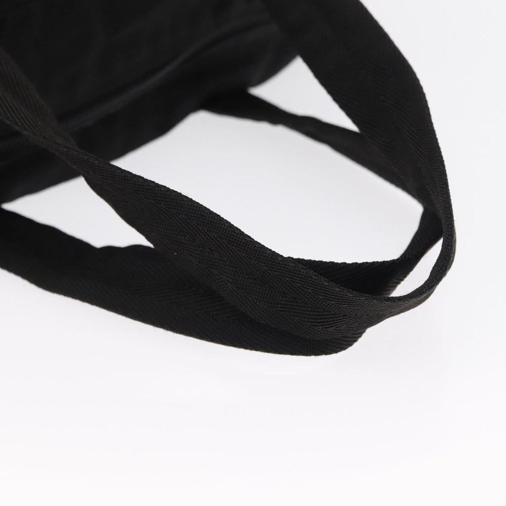 Prada Vintage Zip Handbag Tessuto Black Nylon Handbag
