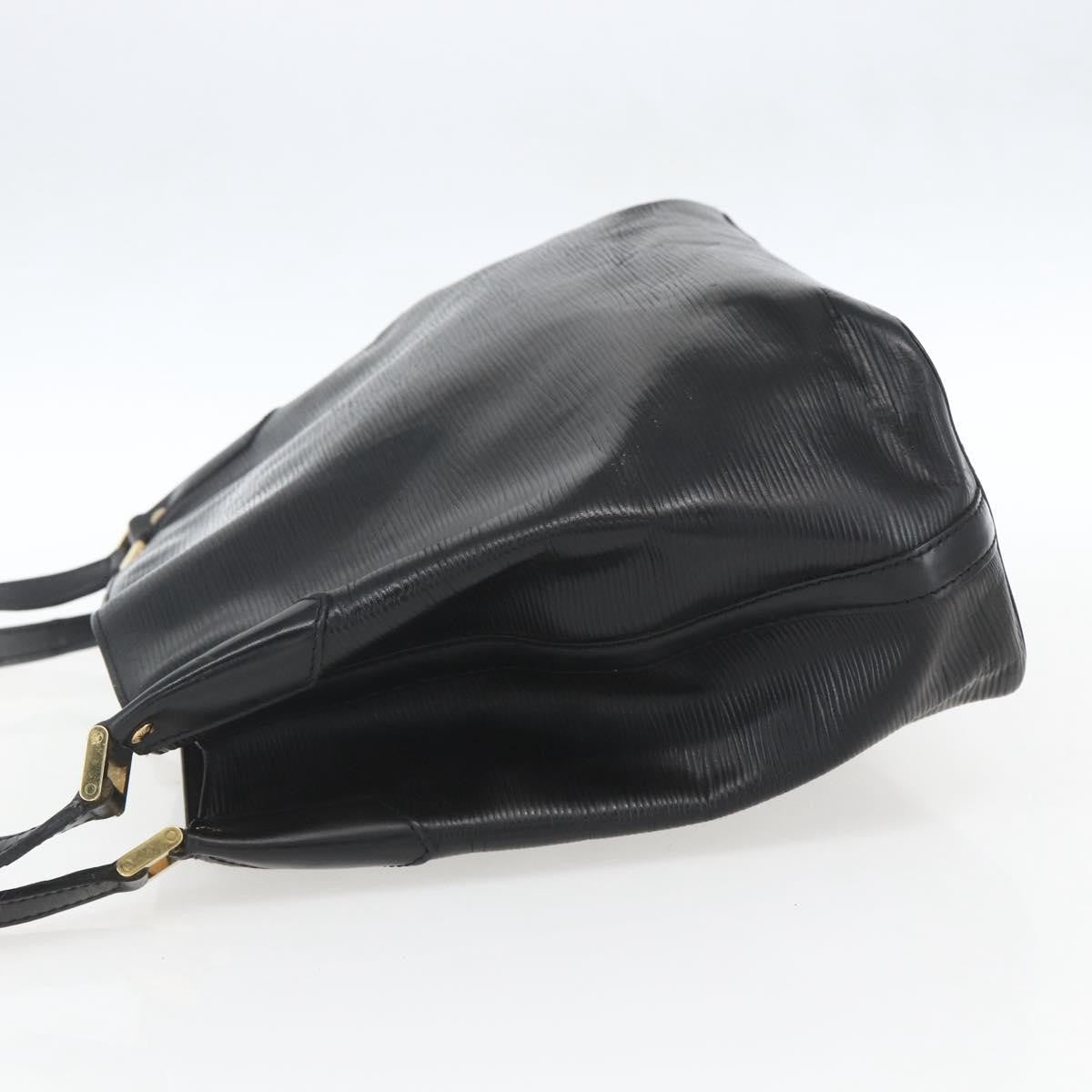 Louis Vuitton Mandara Handbag Epi Leather Black Leather Tote Bag