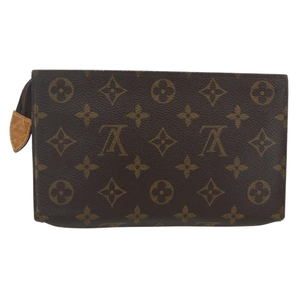 Louis Vuitton Toiletry Pouch Monogram Canvas Brown Canvas Clutche & Pouche Bag