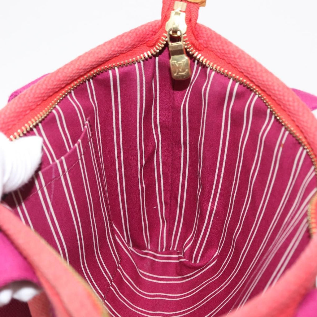 Louis Vuitton Antigua Tote Canvas Red Canvas Tote Bag