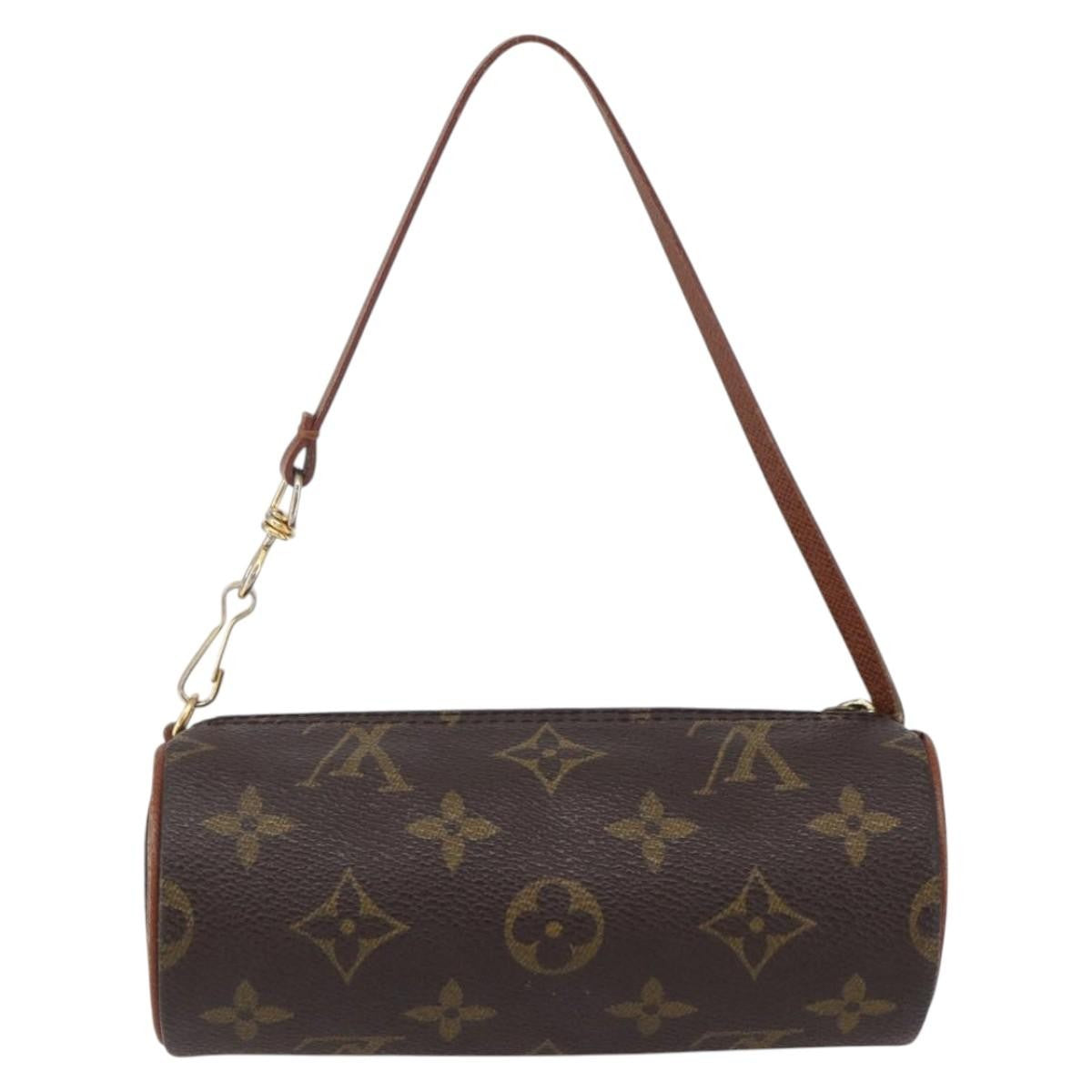 Louis Vuitton Papillon Pochette Monogram Canvas Brown Canvas Clutche & Pouche Bag