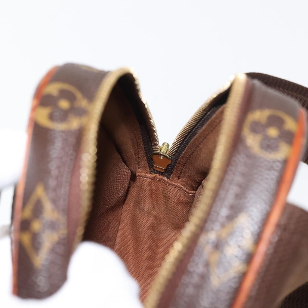 Louis Vuitton Pochette Gange Monogram Canvas Brown Canvas Clutche & Pouche Bag