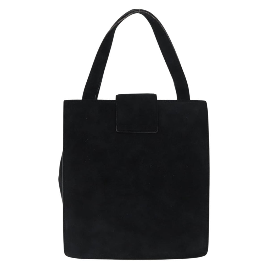 Prada Vintage Handbag Suede Black Suede Handbag