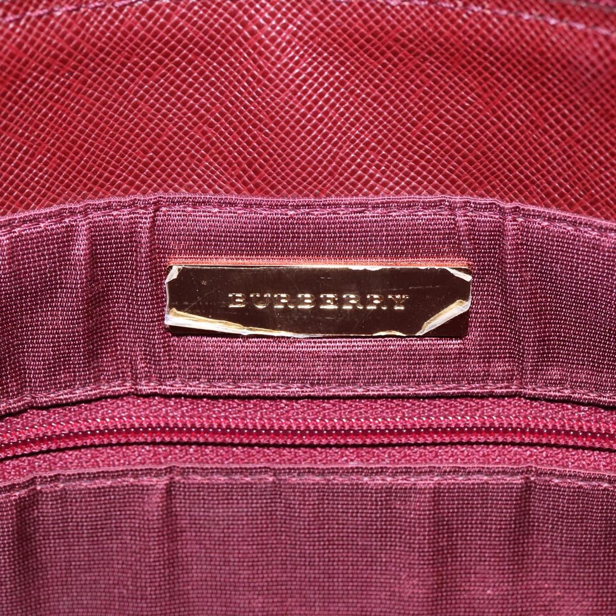 Burberry Nova Check Tote Canvas And Leather Beige Canvas Tote Bag