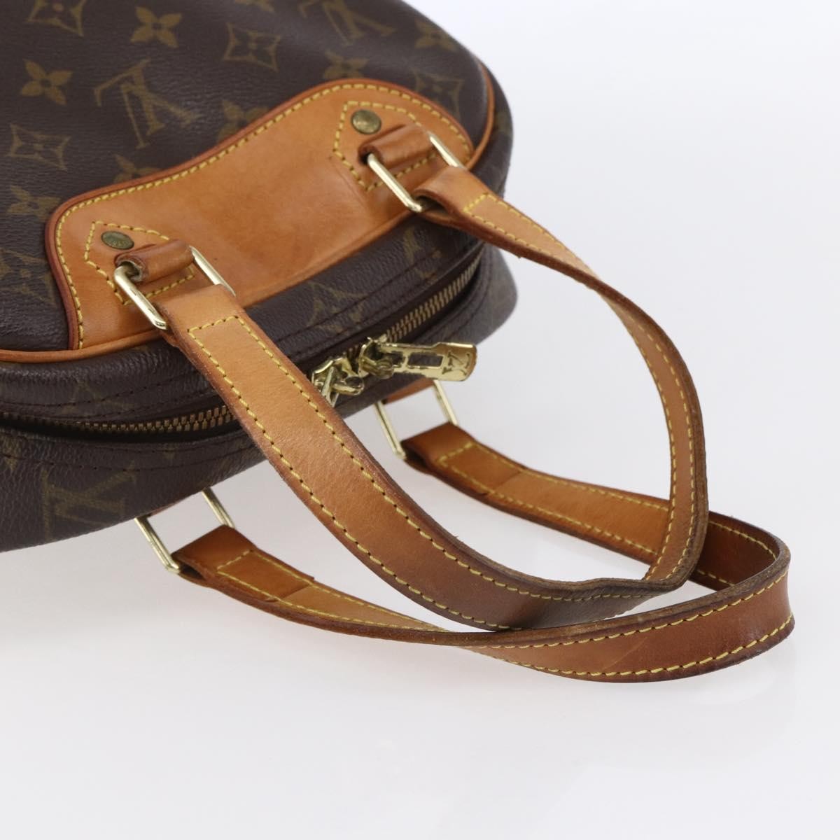 Louis Vuitton Excursion Handbag Monogram Canvas Brown Canvas Handbag