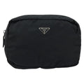 Prada Vintage Pouch Tessuto Black Nylon Clutche & Pouche Bag
