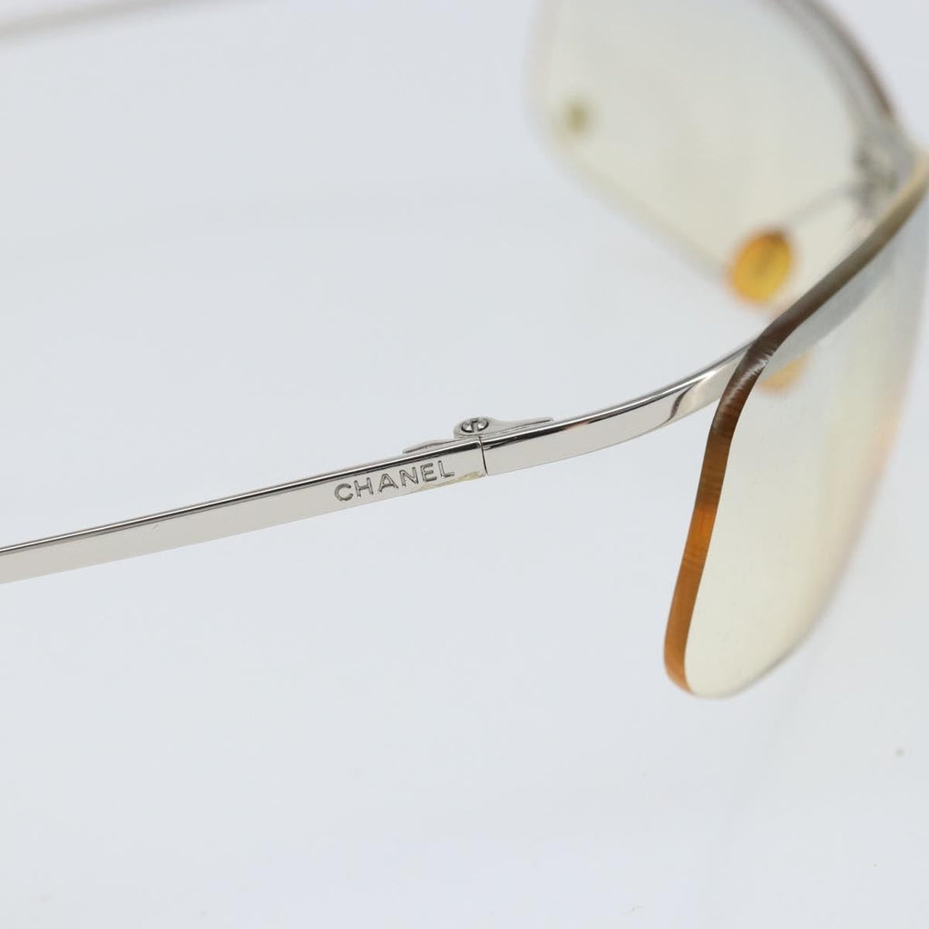 Chanel Logo Cc Sunglasses Metal Silver Metal Sunglasse Accessory