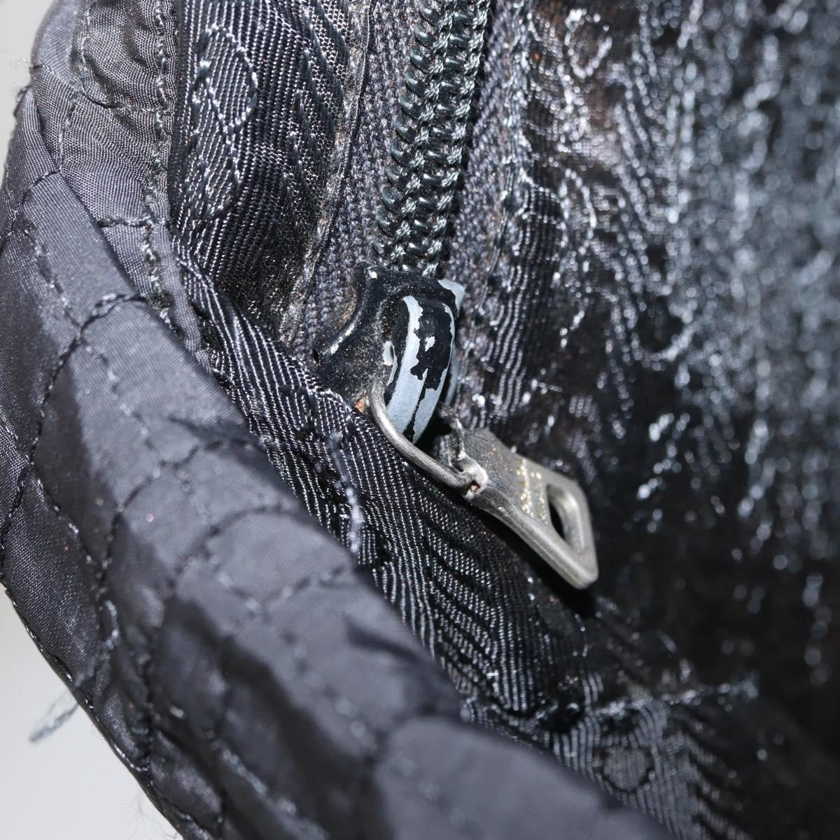 Prada Vintage Handbag Tessuto Black Nylon Handbag