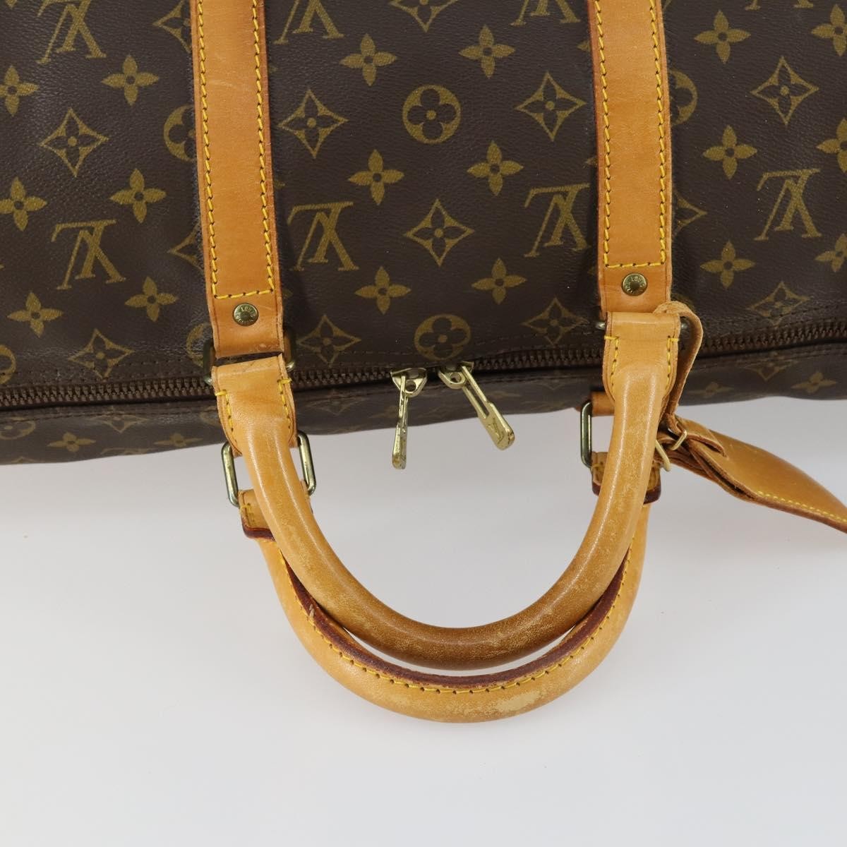 Louis Vuitton Keepall Bag Monogram Canvas Brown Canvas Travel Bag