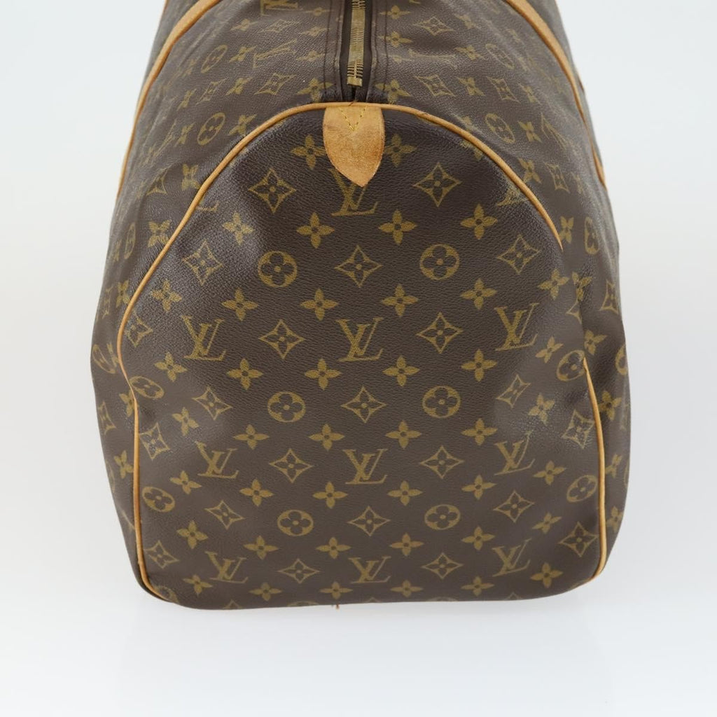 Louis Vuitton Keepall Bag Monogram Canvas Brown Canvas Travel Bag