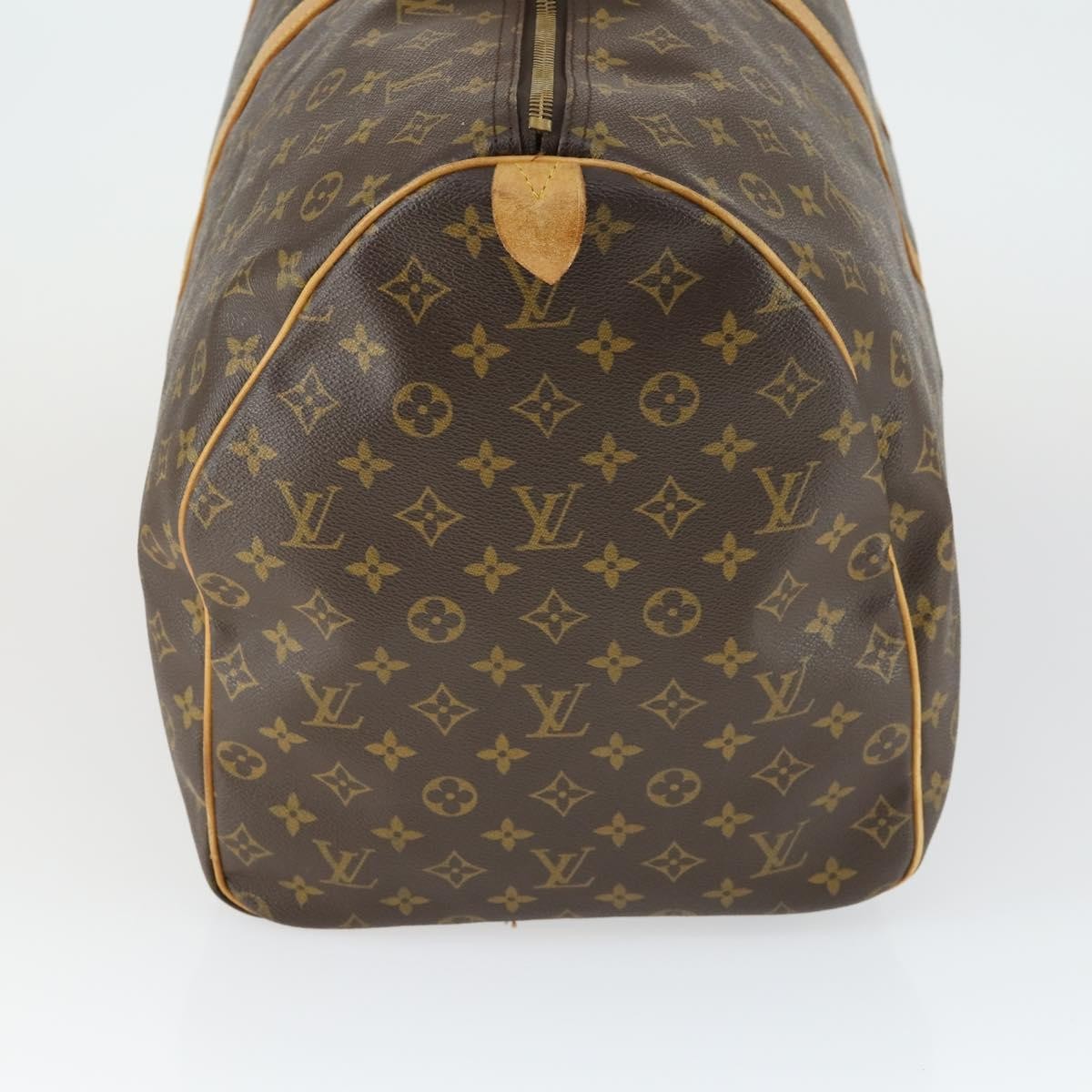 Louis Vuitton Keepall Bag Monogram Canvas Brown Canvas Travel Bag