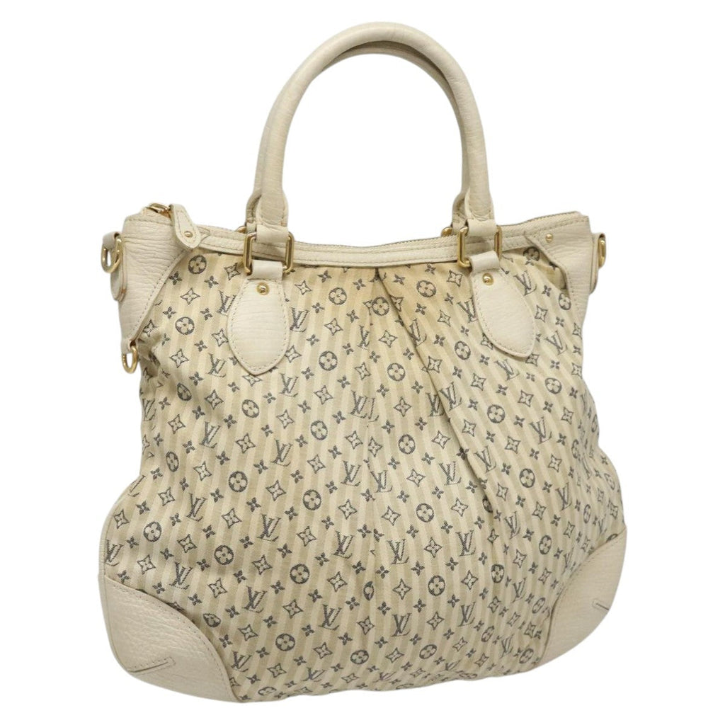 Louis Vuitton Marina Handbag Mini Lin Croisette Beige Canvas Bag