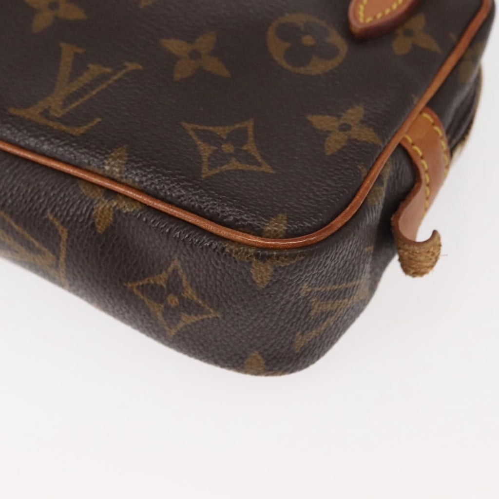 Louis Vuitton Pochette Marly Bandouliere Bag Monogram Canvas Brown Canvas Shoulder Bag