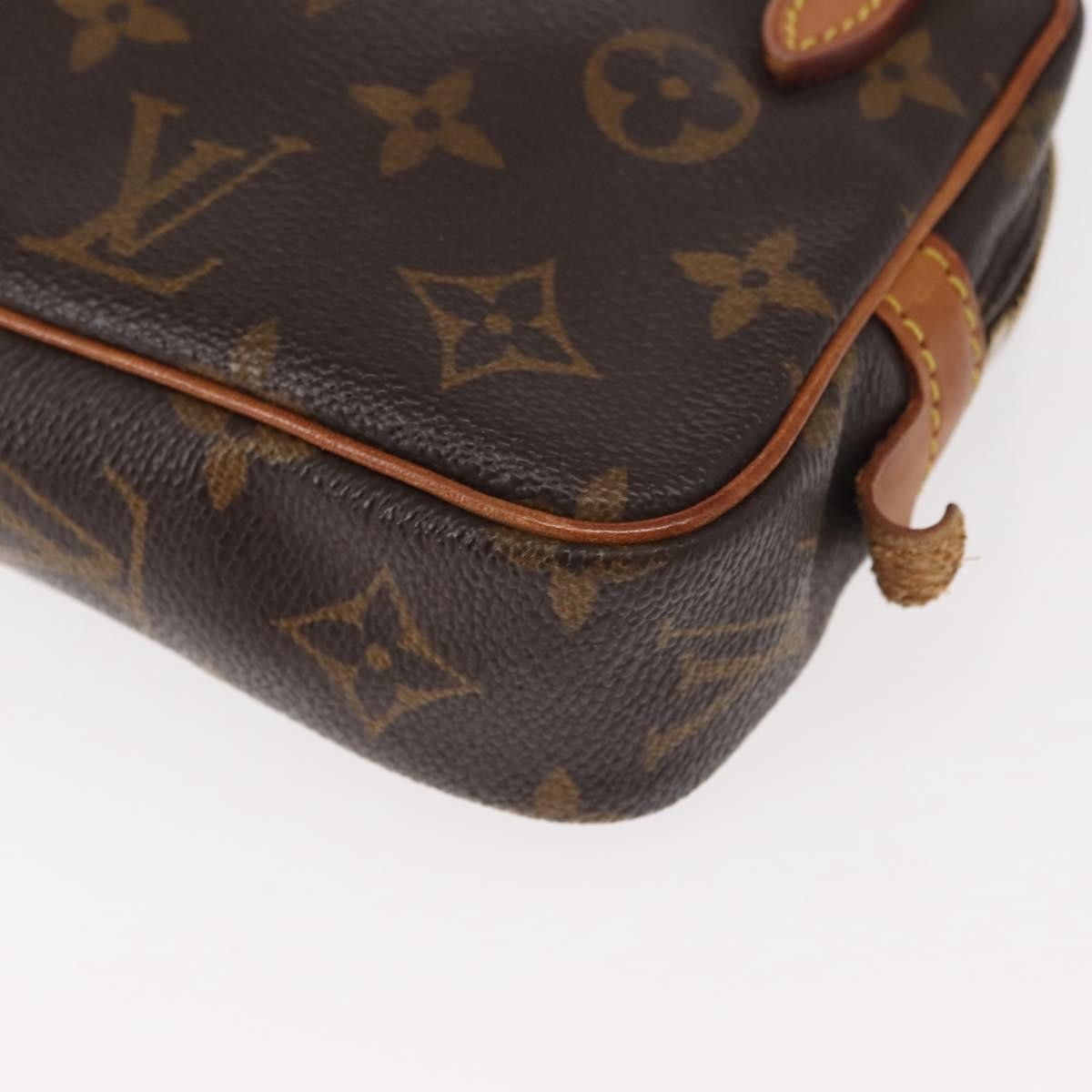 Louis Vuitton Pochette Marly Bandouliere Bag Monogram Canvas Brown Canvas Shoulder Bag