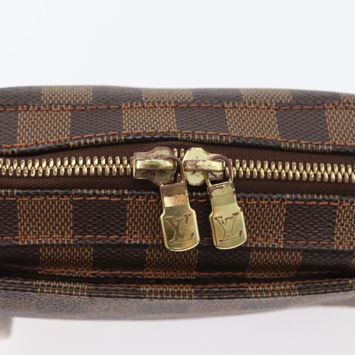 Louis Vuitton Geronimos Waist Bag Damier Brown Canvas Shoulder Bag