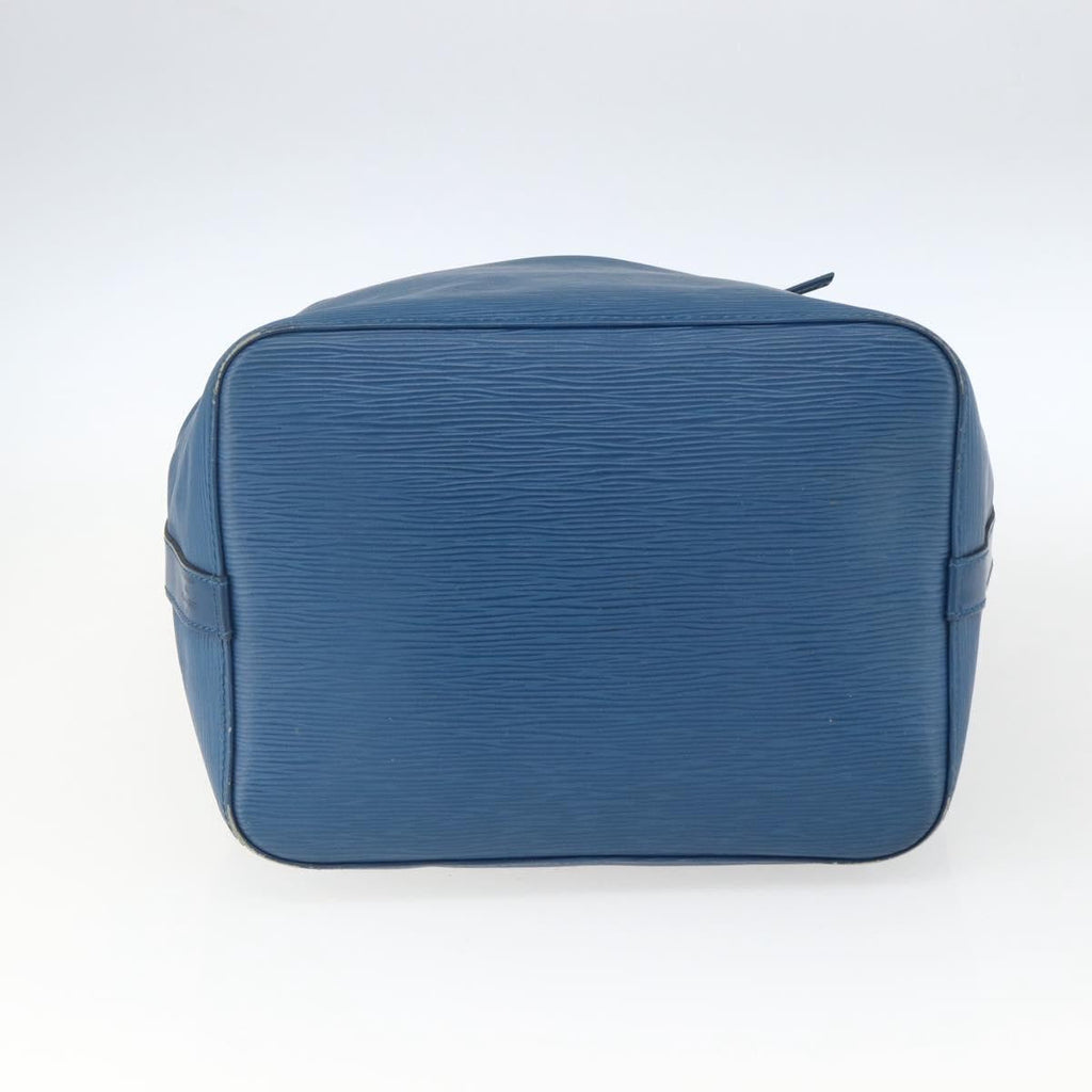 Louis Vuitton Petit Noe Handbag Epi Leather Blue Leather Shoulder Bag