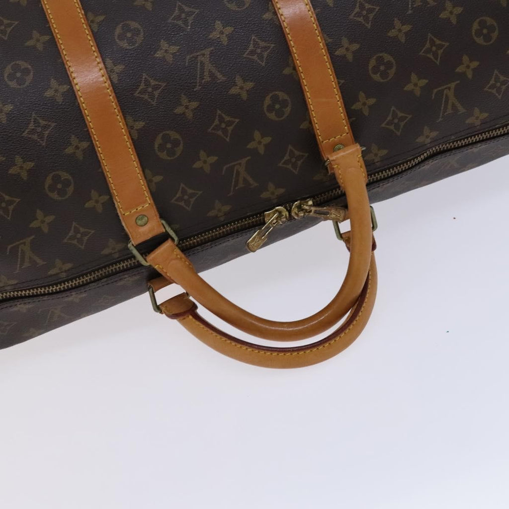 Louis Vuitton Keepall Bag Monogram Canvas Brown Canvas Travel Bag