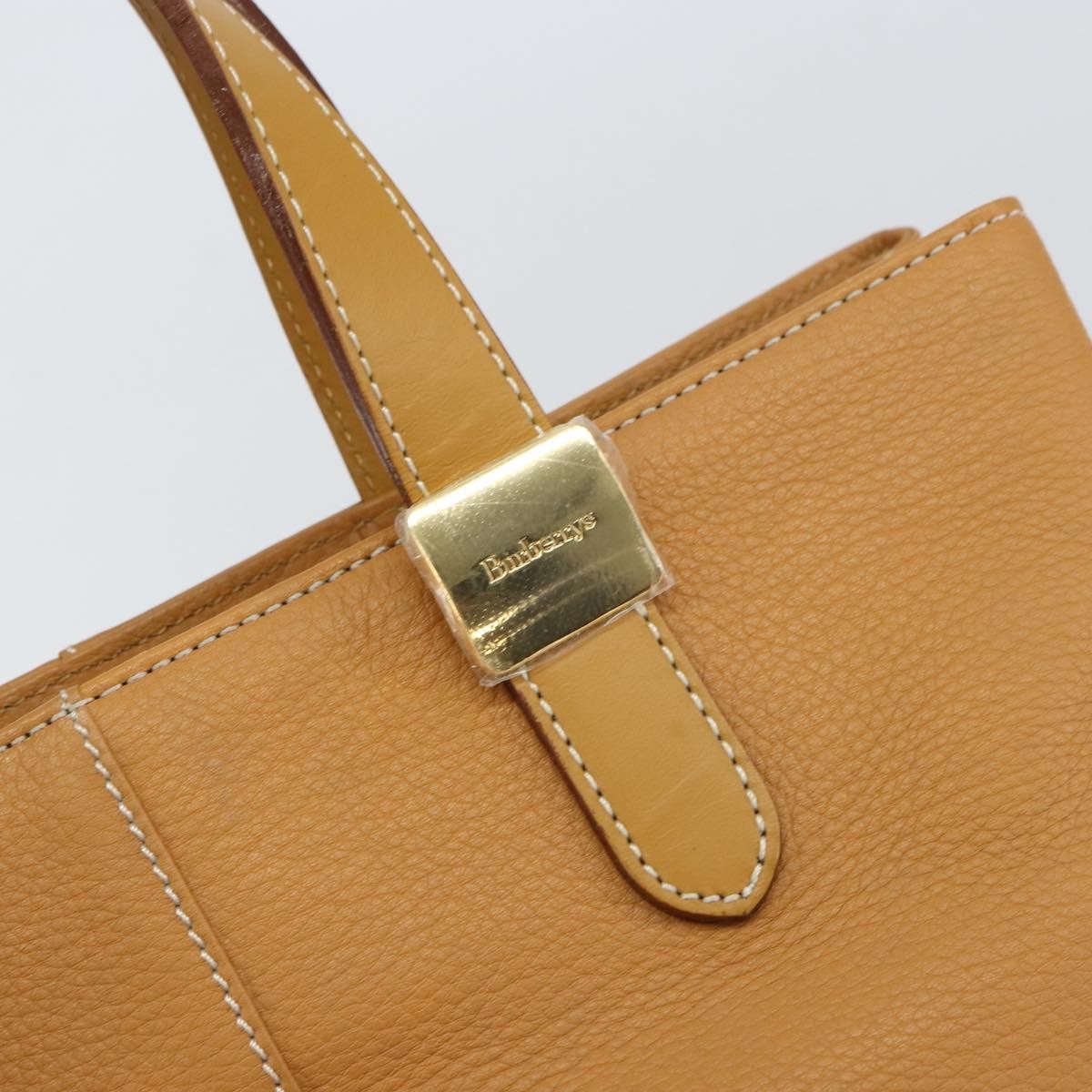 Burberry Vintage Tote Bag Leather Beige Leather Tote Bag