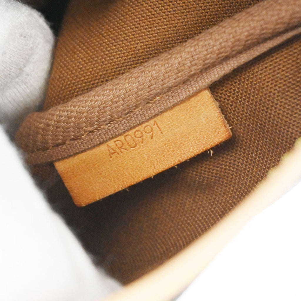 Louis Vuitton Saumur Handbag Monogram Canvas Brown Canvas Shoulder Bag