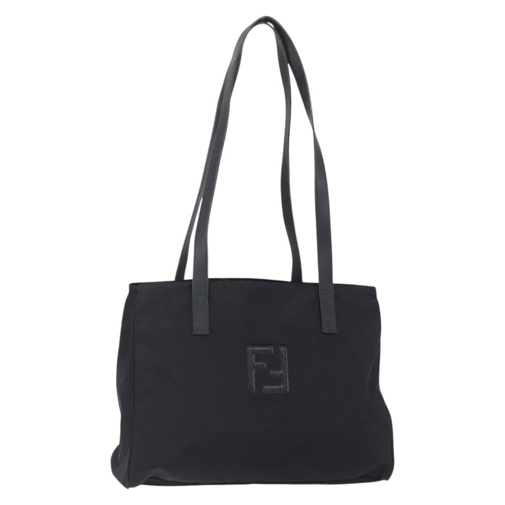 Fendi Vintage Ff Tote Nylon Black Nylon Tote Bag Bag