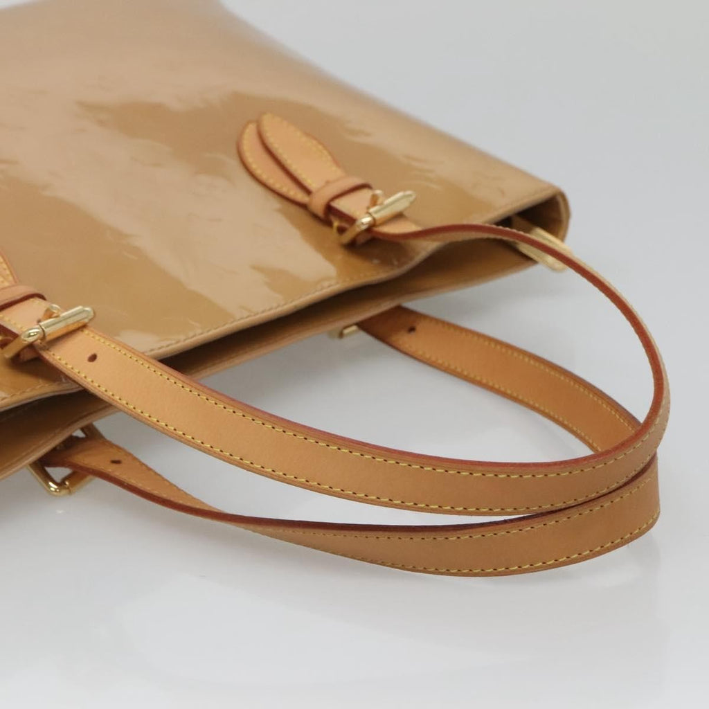 Louis Vuitton Brentwood Handbag Monogram Vernis Brown Patent_Leather Shoulder Bag
