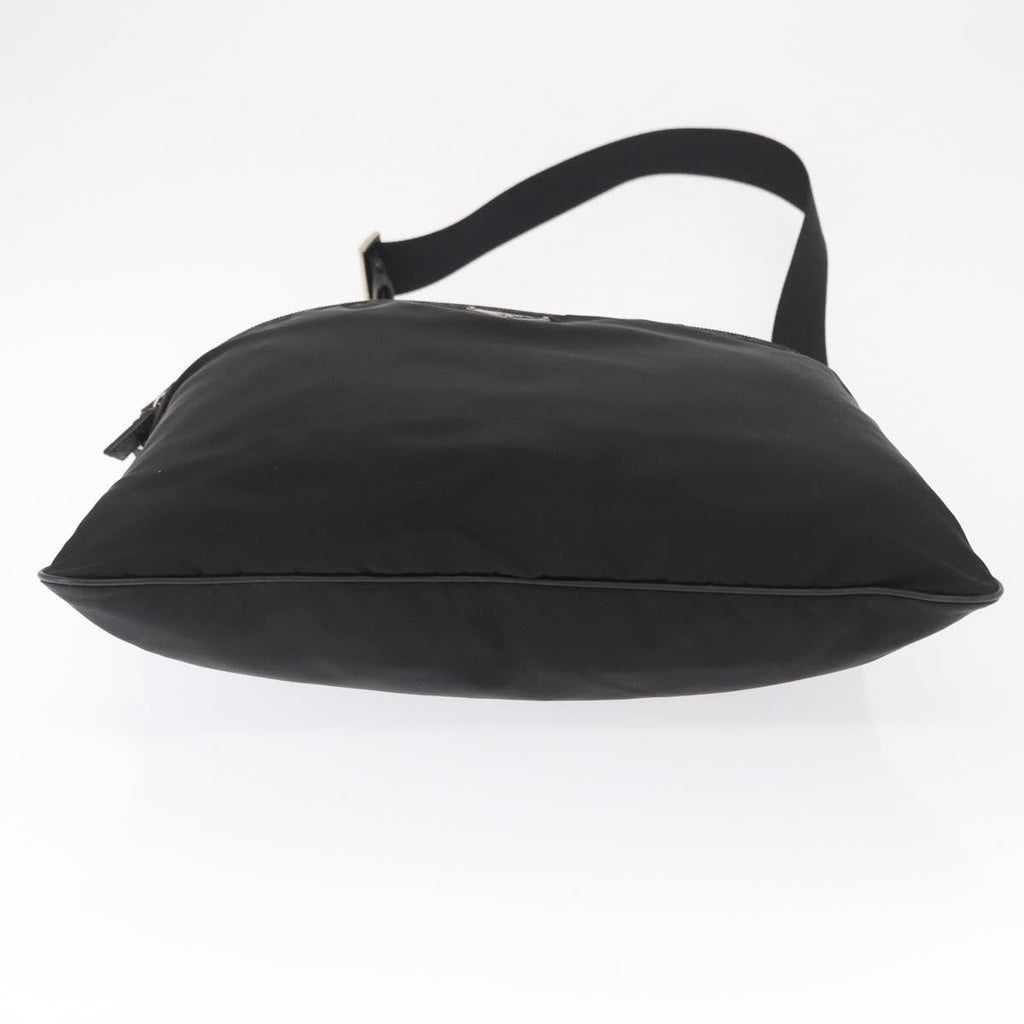 Prada Front Pocket Messenger Bag Tessuto Black Nylon Shoulder Bag Bag