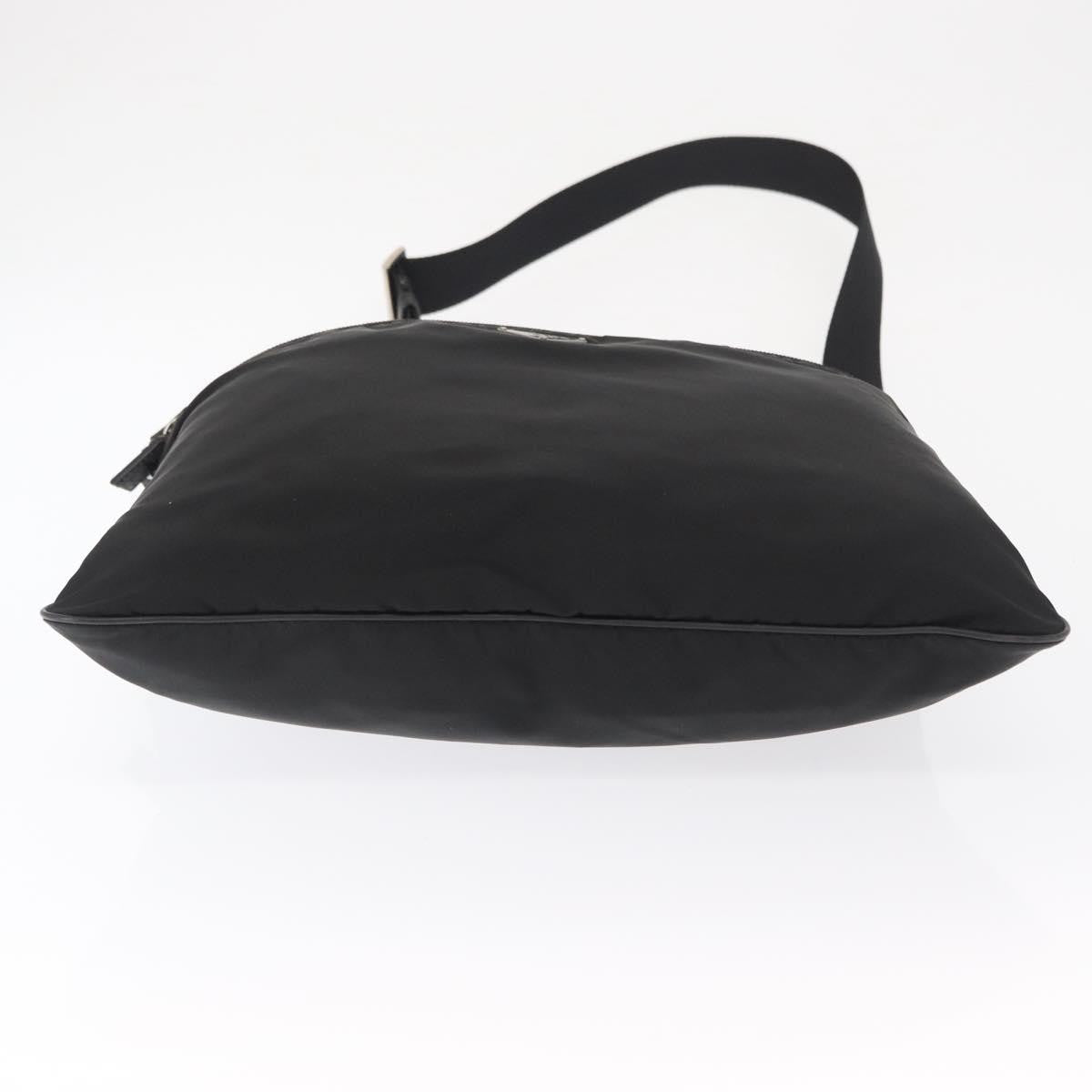 Prada Front Pocket Messenger Bag Tessuto Black Nylon Shoulder Bag Bag