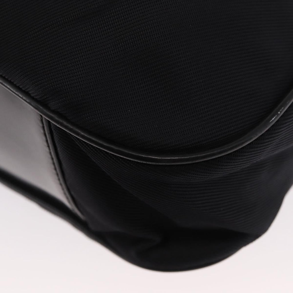 Gucci Vintage Bamboo Shoulder Bag Canvas Black Canvas Shoulder Bag Bag (Pre-Owned)