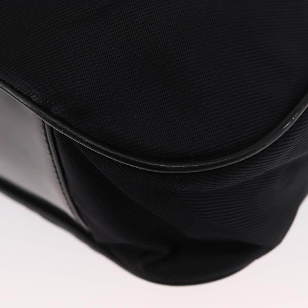 Gucci Vintage Bamboo Shoulder Bag Canvas Black Canvas Shoulder Bag Bag (Pre-Owned)