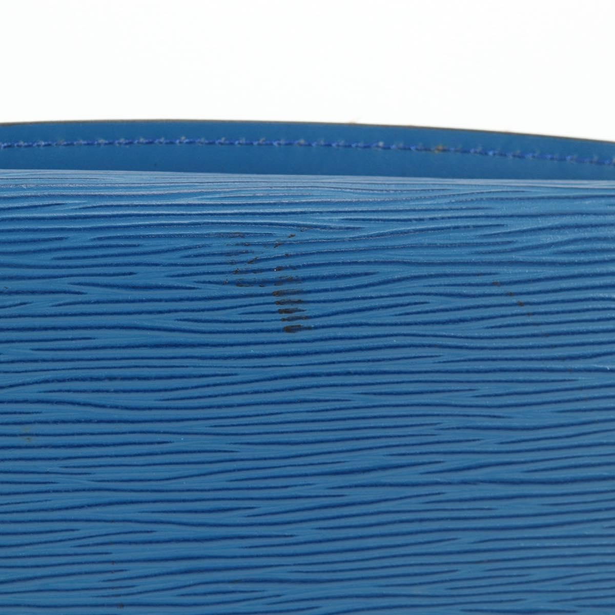 Louis Vuitton Grenelle Shoulder Bag Epi Leather Blue Leather Shoulder Bag