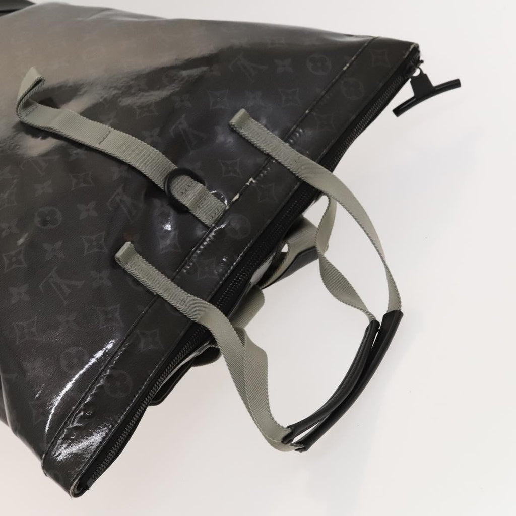Louis Vuitton Zipped Tote Limited Edition Monogram Eclipse Glaze Canvas Black Canvas Backpack Bag