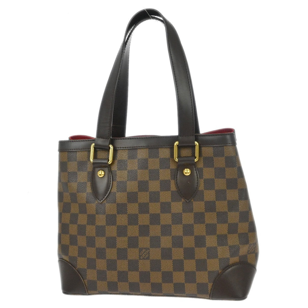 Louis Vuitton Hampstead Handbag Damier Brown Canvas Tote Bag