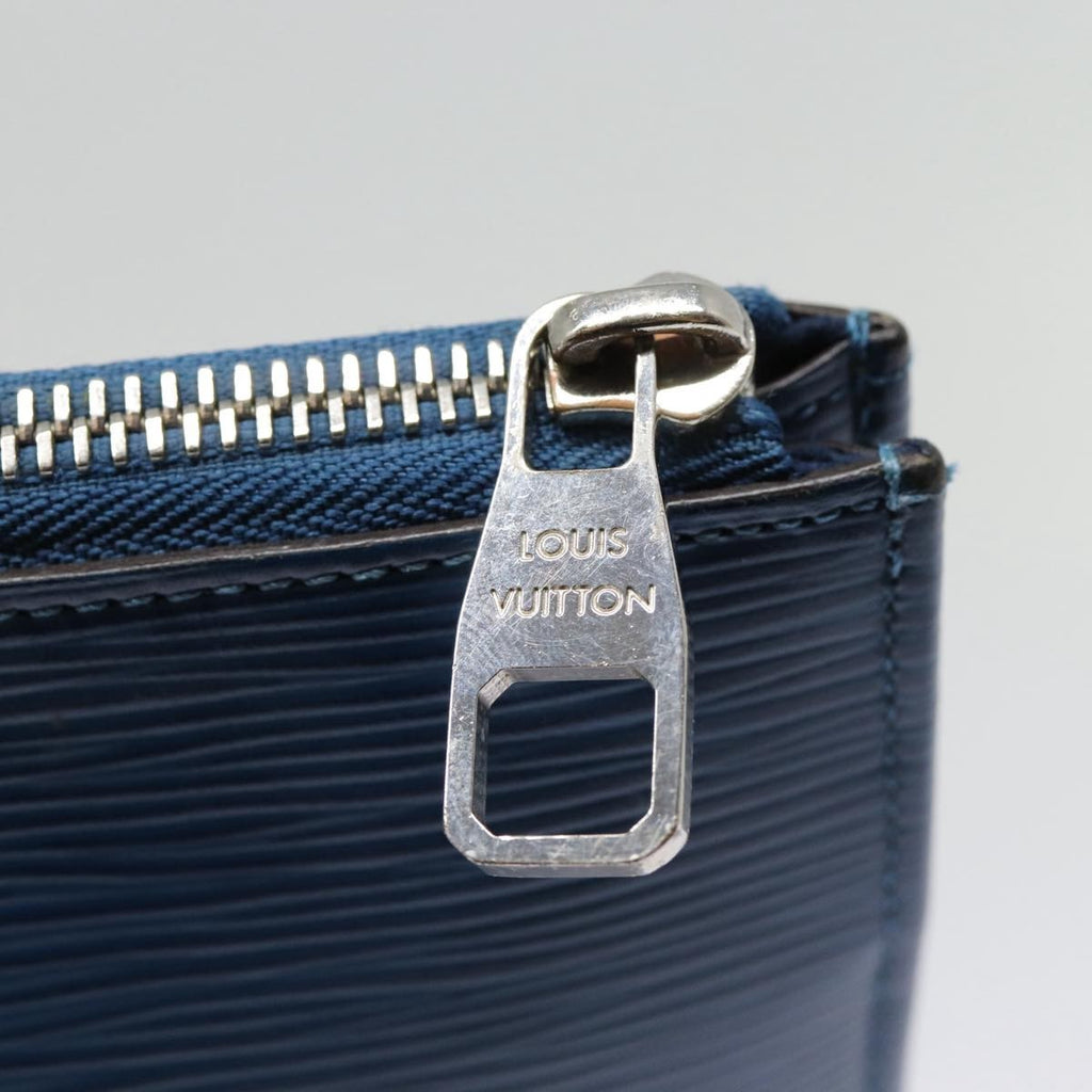 Louis Vuitton Pochette Jour Epi Leather Blue Leather Clutche & Pouche Bag