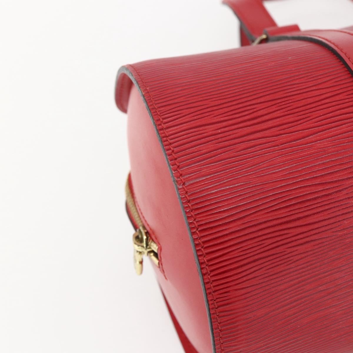 Louis Vuitton Soufflot Handbag Epi Leather Red Leather Shoulder Bag