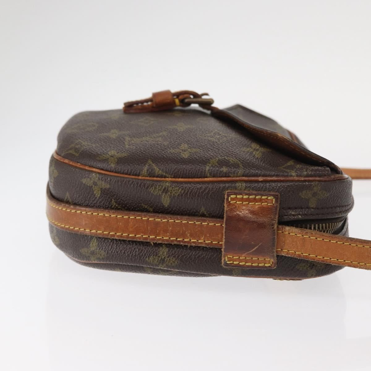 Louis Vuitton Jeune Fille Handbag Monogram Canvas Brown Canvas Shoulder Bag