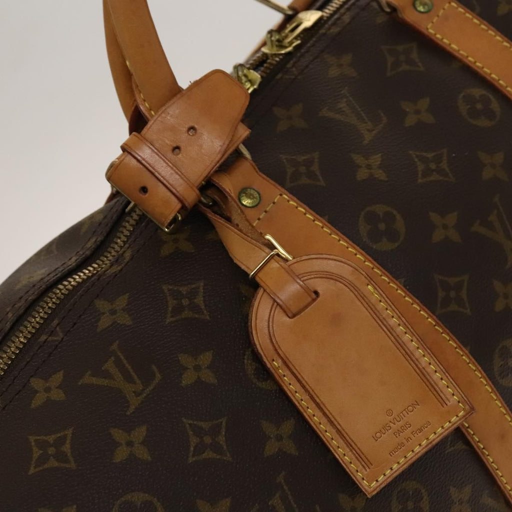 Louis Vuitton Keepall Bag Monogram Canvas Brown Canvas Travel Bag