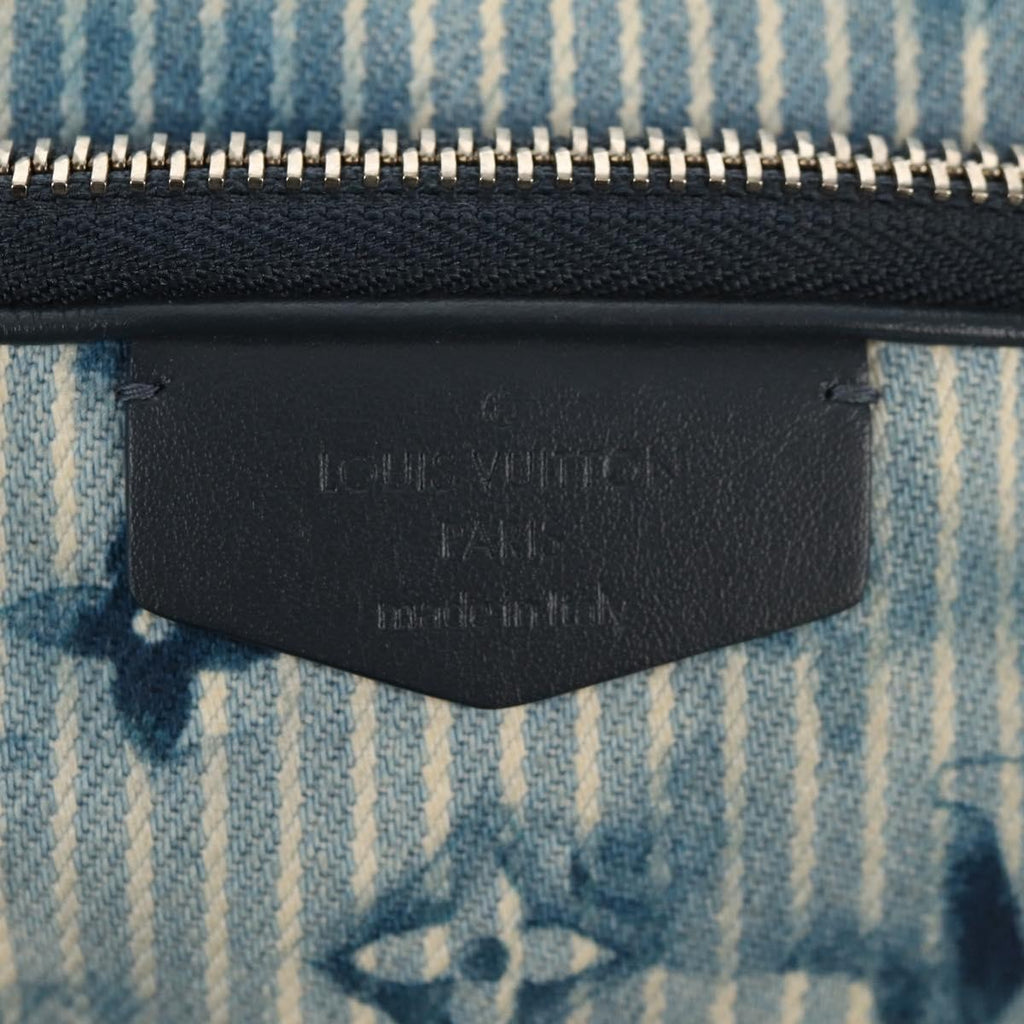 Louis Vuitton Outdoor Pouch Limited Edition Monogram Watercolor Stripes Denim Blue Canvas Clutche & Pouche Bag