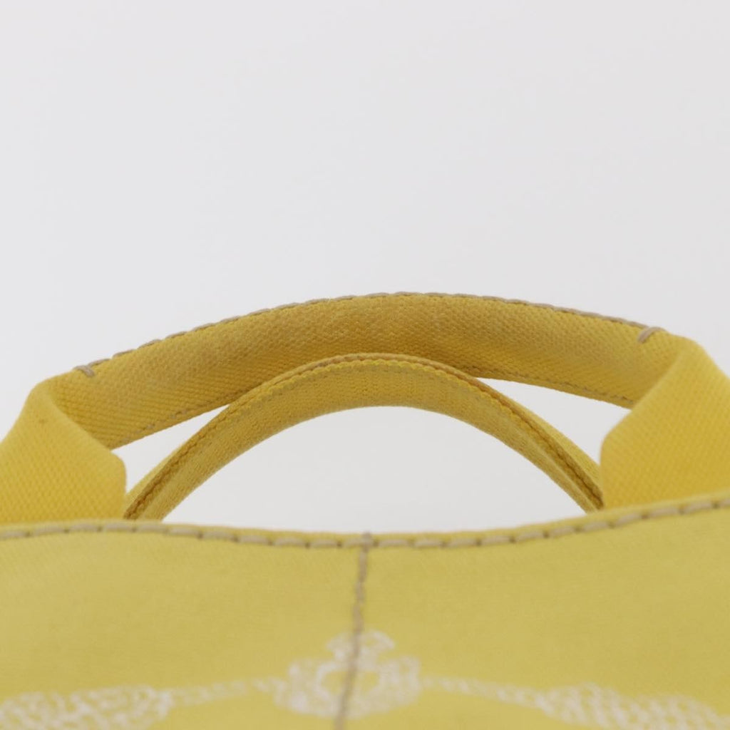 Prada Canapa Convertible Tote Canvas Gold Canvas Tote Bag Bag