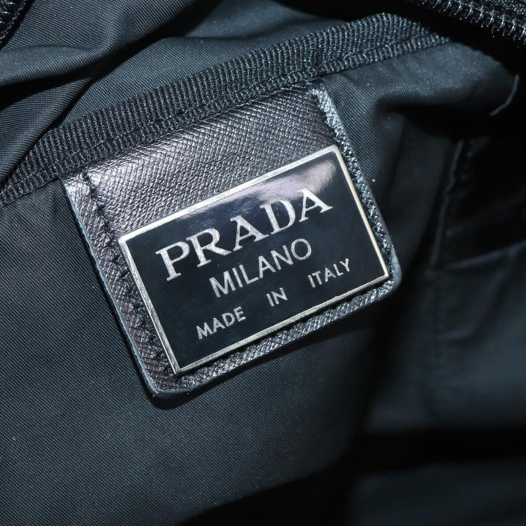 Prada Boston Bag Tessuto Black Nylon Bag
