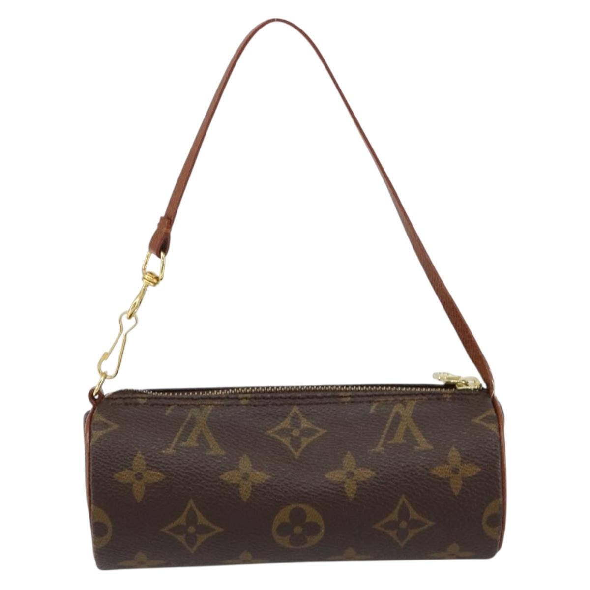 Louis Vuitton Papillon Pochette Monogram Canvas Brown Canvas Clutche & Pouche Bag