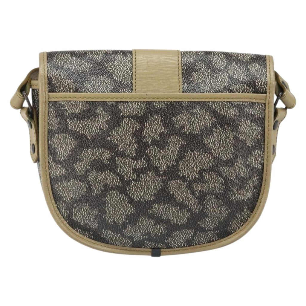 Saint Laurent Vintage Shoulder Bag Pvc Leather Gray Pvc Shoulder Bag Bag (Pre-Owned)