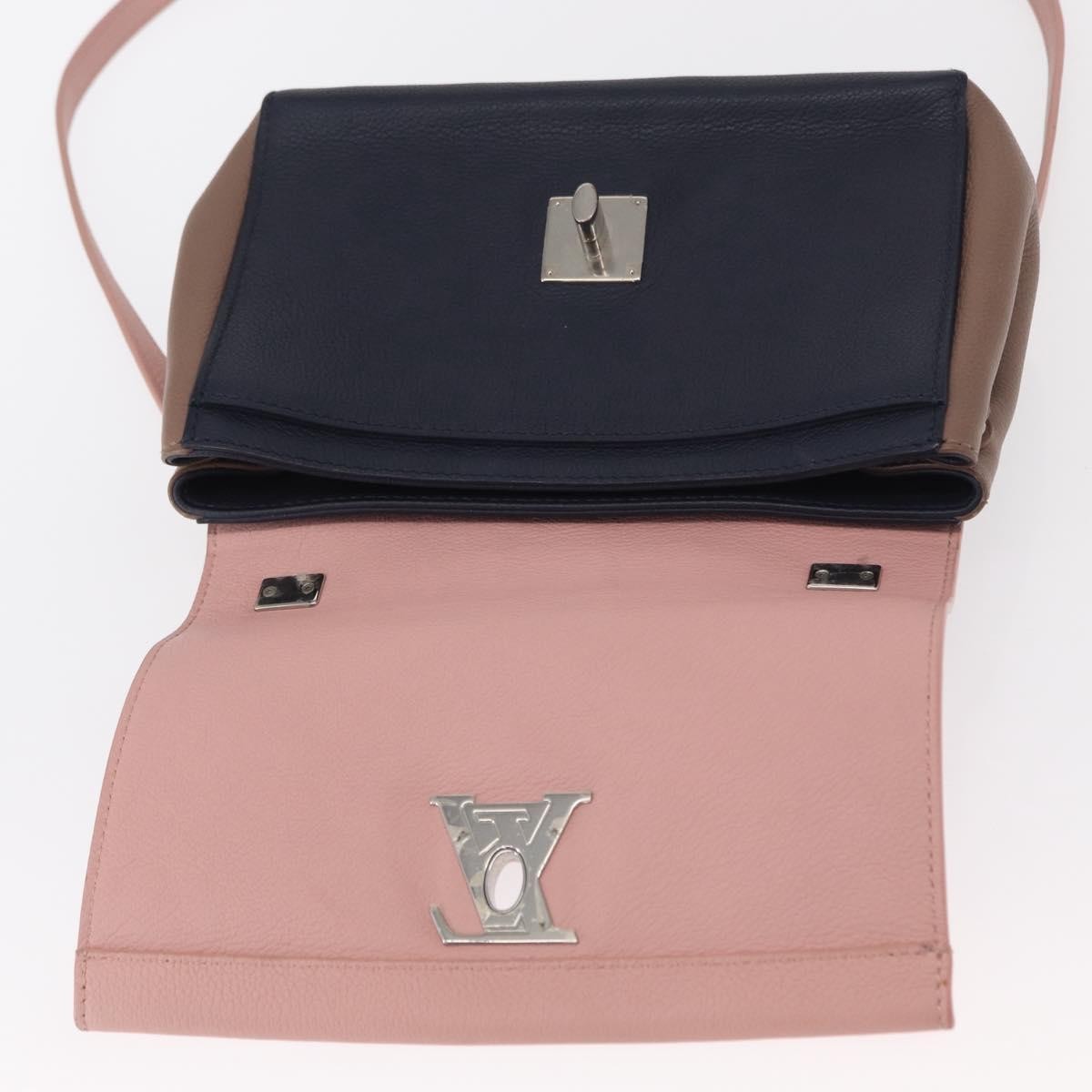 Louis Vuitton Lockme Ii Handbag Leather Pink Leather Shoulder Bag