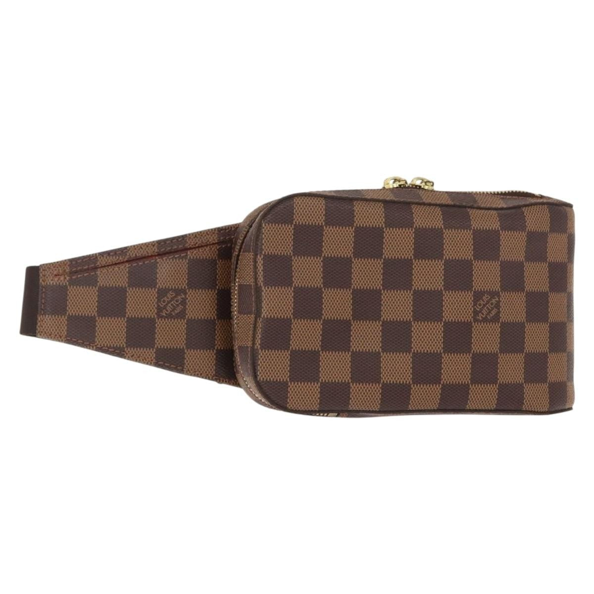 Louis Vuitton Geronimos Waist Bag Damier Brown Canvas Shoulder Bag