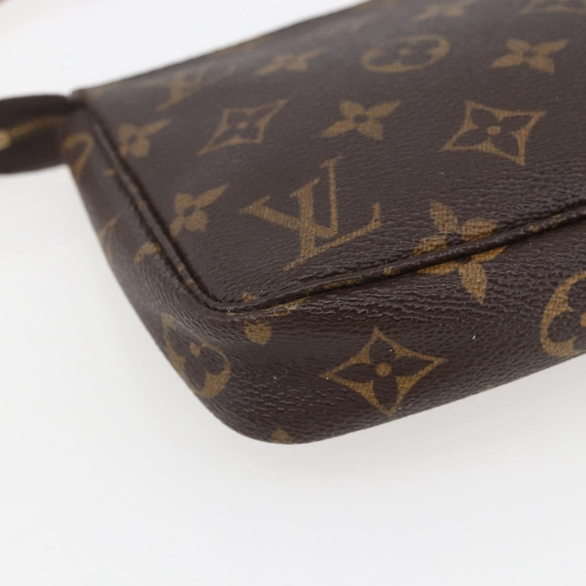 Louis Vuitton Pochette Accessoires Nm Monogram Canvas Brown Canvas Clutche & Pouche Bag